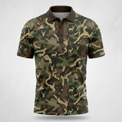 Deer Hunting - Polo Shirt AZ04