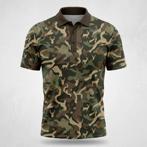 Deer Hunting - Polo Shirt AZ04