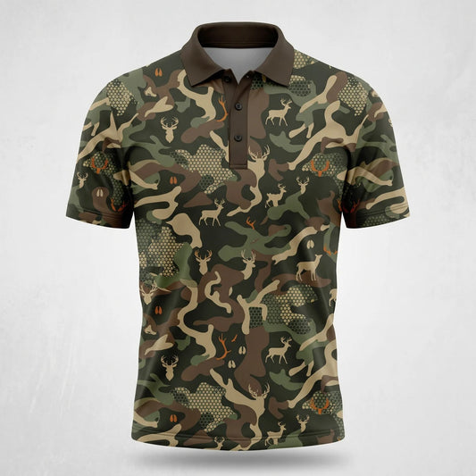 Deer Hunting - Polo Shirt AZ04