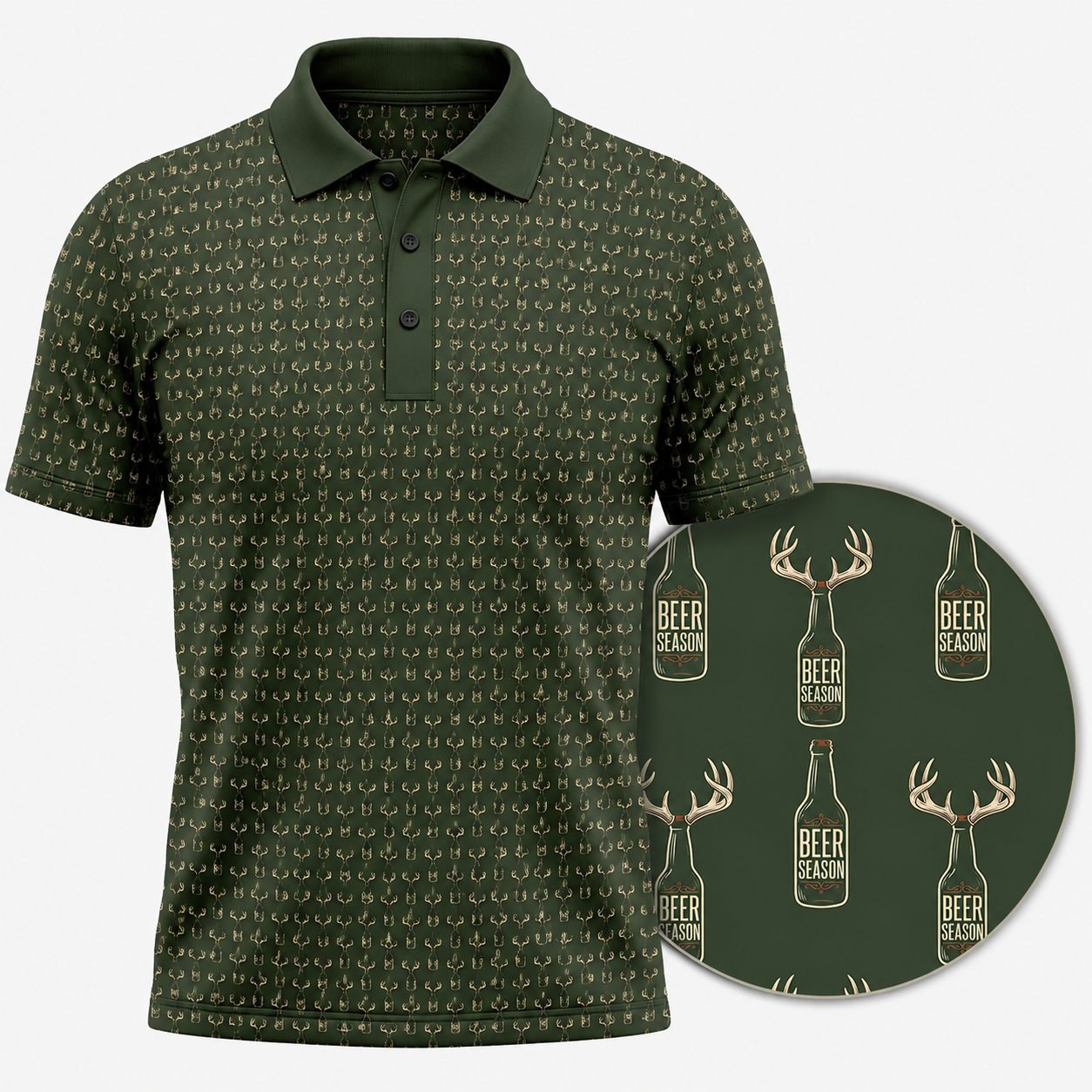 Deer Hunting - Polo Shirt DH02
