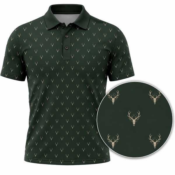 Deer Hunting - Polo Shirt HD02