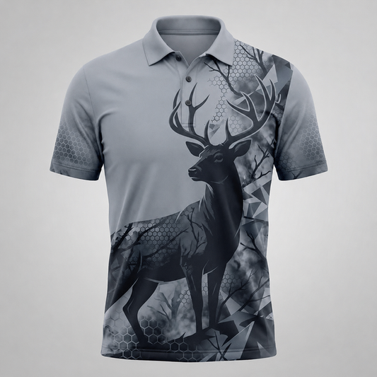 Deer Hunting - Polo Shirt AZ02