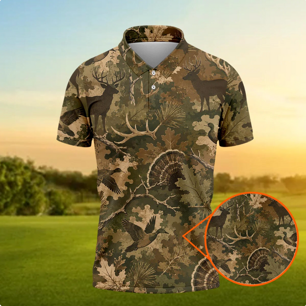 Deer Hunting - Polo Shirt SH01
